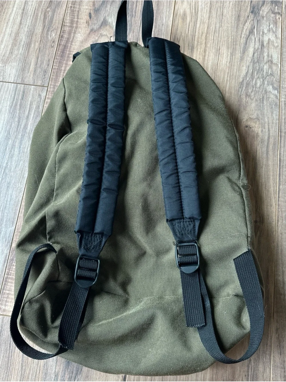 vintage jansport backpack made in usa Olive Military Green Rucksack Style Canvas